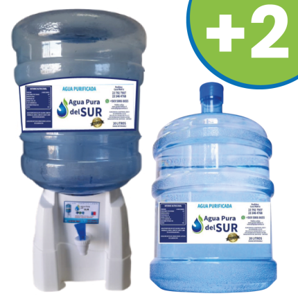 KIT BASICO (DISPENSADOR +2 BOTELLONES)